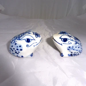 KLIMA Salière & poivrière en porcelaine - LES GRENOUILLES FROG - Bild 1 von 4
