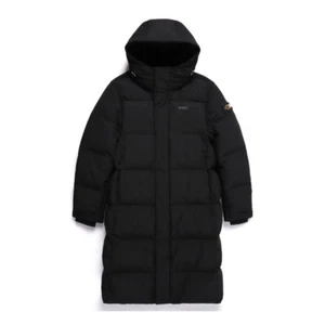 NATIONAL GEOGRAPHIC CAIMAN PRO LONG DOWN JACKET N244UDW860 399 BIG LOGO BLACK - Picture 1 of 15