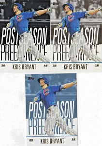2018 Topps Update Postseason Preeminence Insert U PICK base BLUE Black Parallel - Picture 1 of 1