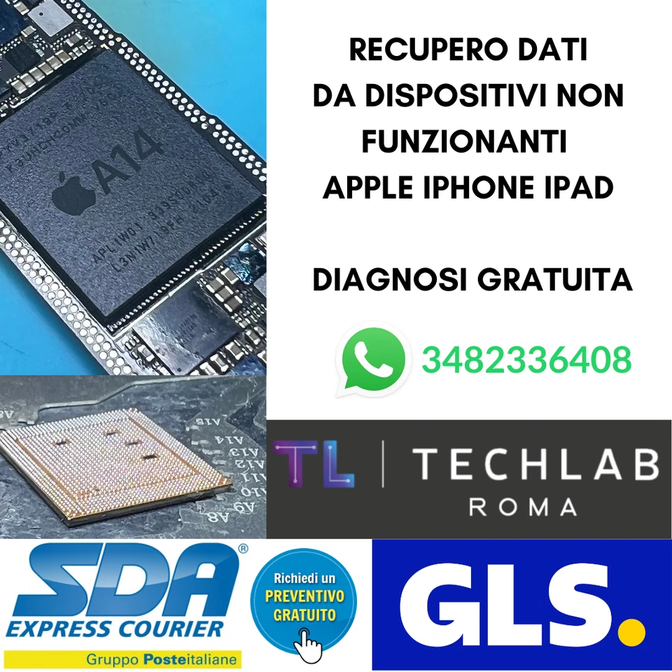 Recupero dati riparazione scheda madre data recovery iPhone iPad tutti i modelli - Immagine 1 di 1