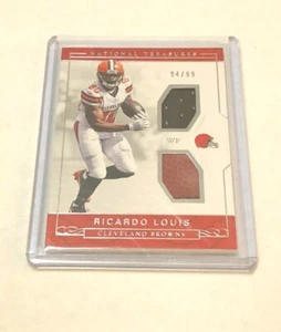 2016 Panini National Treasures RICARDO LOUIS PATCH/BALL STÜCK KARTE /99 - Bild 1 von 2