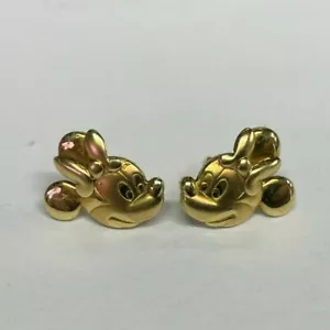 Vintage Disney Minnie Mouse Earrings 18k 750 - Picture 1 of 8