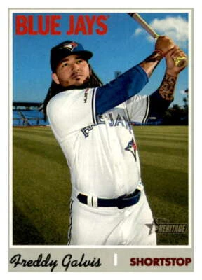 2019 Topps Heritage High Number #575 Freddy Galvis Toronto Blue Jays - Image 1 of 2