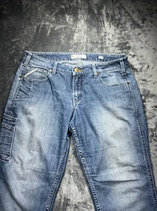 Pantalones de mezclilla Ariat Rebar para mujer 32s ropa de trabajo tiro medio bota leer - Imagen 1 de 10
