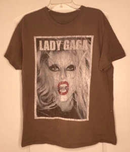 Lady Gaga “Born This Way” Distressed T-Shirt Adult L - Picture 1 of 4