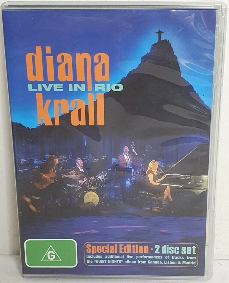 Diana Krall - Live In Rio - Special Edition 2 Disc Set (DVD) New Sealed - Image 1 of 2