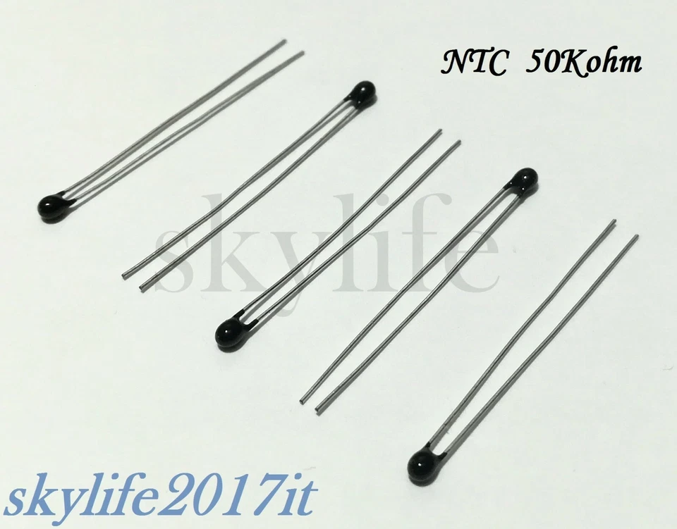 5 pz Termistore NTC 50k termoresistenza sensore temperatura 3950 Arduino 50kohm