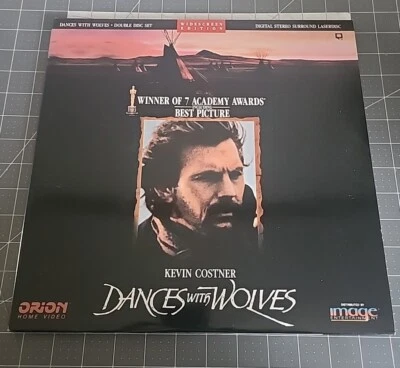 Dances With Wolves - Laserdisc LD Kevin Costner Laser Disc (TESTED) - Image 1 of 3