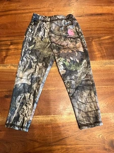 Carhartt Baby Girl Camouflage Camo Leggings Stretch Pants Mossy Oak Size 18M - Picture 1 of 7