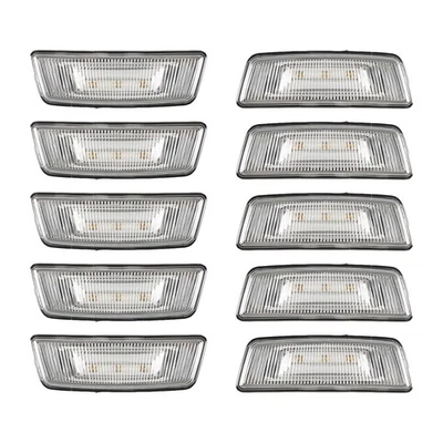 10Pcs LED Fit For 2014-up Peterbilt 567 Front Fender Side Turn Signal Light - Image 1 of 4