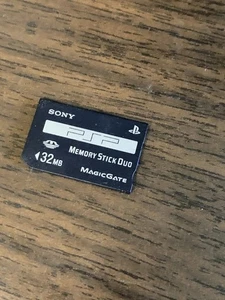 Memory Stick ufficiale Sony PSP 32MB Duo MagicGate PlayStation fotocamere portatili - Foto 1 di 2