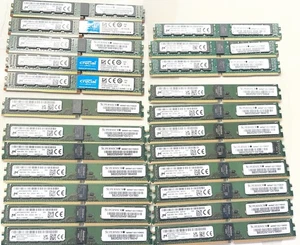 Qty 15 MTA18ADF2G72PDZ Micron 16GB PC4 +Qty 8 - 16gb RAM - 23 Units Total - READ - Picture 1 of 5