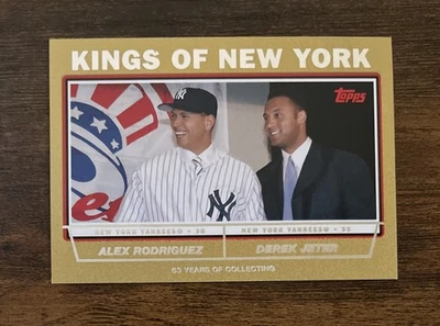 2004 Topps Kings of New York #693 A-Rod & Jeter Gold /2004 Yankees - Image 1 of 2