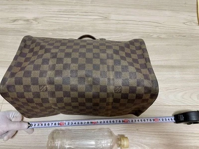 Bolso de mano Louis Vuitton Speedy Damier Level de lona Bolso con asa superior Foto 1 de 4