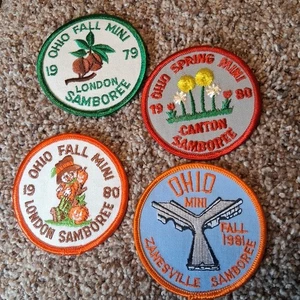 Vintage Girl Scout Patches Lot Of 4 - "79-"81 - Picture 1 of 7