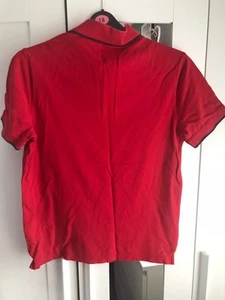 Tommy Hilfiger Polo Shirt Mens Size m red - Picture 1 of 2