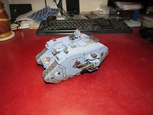 Warhammer 40k: Space Marines: Space Wolves: bemalt Land Raider - Bild 1 von 2