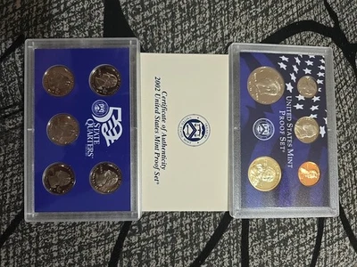 2002 U.S. Proof Set * 10 Coins * With Original Box & COA * - Image 1 of 3