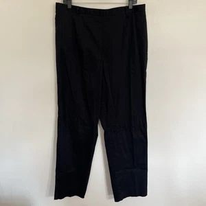 Damen Talbots Stretch schwarz Knöchelhose Größe 16 LESEN - Bild 1 von 13