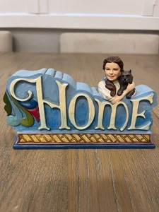 Placa FIRMADA Jim Shore Mago de Oz Dorothy & Toto - Imagen 1 de 5