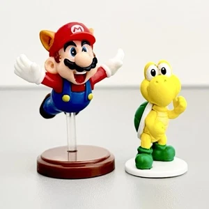 Super Mario Bros Galaxy Japan RARE PROMO 2 Mini Figure Nintendo Wii Game Merch - Picture 1 of 9