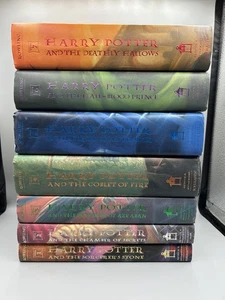 Harry Potter Series - 1st Edition Book Set 1-7 [Hardcover] J.K. Rowling - Imagen 1 de 3