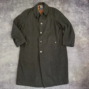 Men's Vintage 60's Burberry X Lewis & Thos Saltz Wool Cusha Tweed Jacket Sz XL - Picture 1 of 8