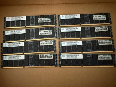 Memoria de servidor 256GB 8x16GB NANYA PC3-1333 DDR4 - Excelente estado Foto 1 de 3