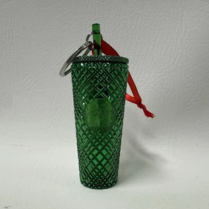 Starbucks 2024 Wicked Emerald City Cold Cup Keychain - Green Limited Edition - Picture 1 of 7