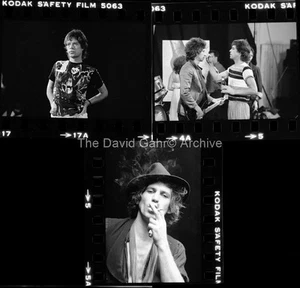 '81 Mick Jagger Keith Richards The Rolling Stones NYC 35mm 3 Negative Lot C232 - Bild 1 von 1