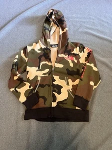 The North Face Jacket Boys Size Small 7/8 Camo Full Zip Hoodie - Picture 1 of 8