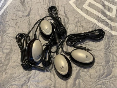 Lot of 4 IR Infrared Receivers 3.5mm Plug  120cm Cable Remote Control Sensor - Image 1 of 4