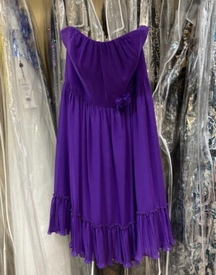 (Viola Purple) Alfred Angelo Size 14 Women’s Short Formal Dress - Image 1 of 3