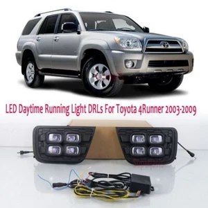 LED Daytime Running Light DRLs Turn Indicator Fog Lamp Bumper For Toyota 4Runner - Picture 1 of 11