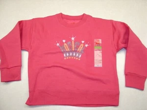 BRAND New Hanes Comfort Blend Kids CREW AND HOODIE  lot of 3 Size 6/6X GIRLS - Picture 1 of 9