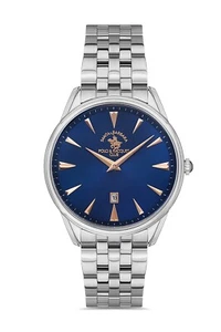 Santa Barbara Polo Noble Men Dark Blue Dial Watch - Picture 1 of 2
