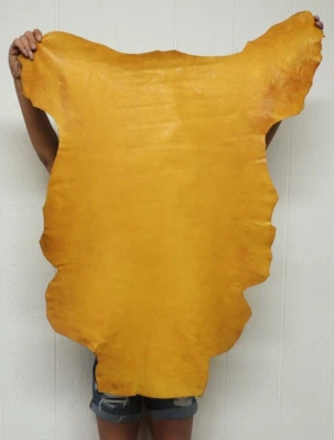 Waxy DISTRESSED Leather Hide for Crafts Hand Bags Cosplay Steampunk LARP Costume - Image 1 of 3