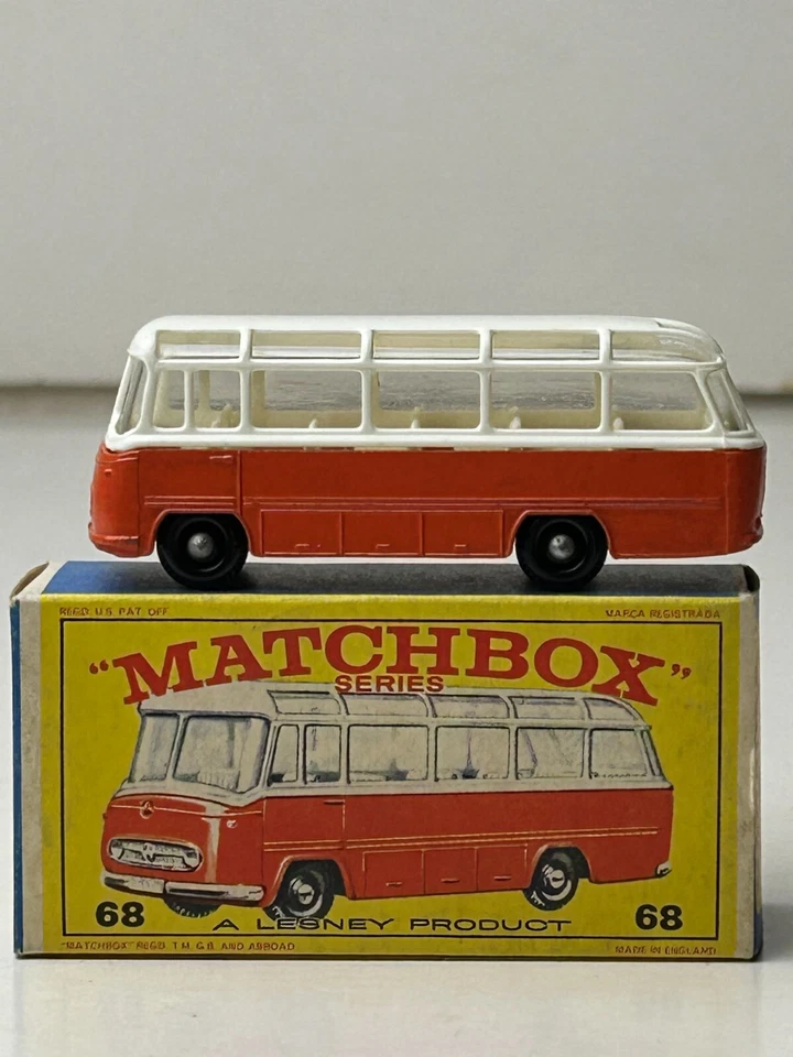 Matchbox No. 68 Mercedes Coach Bus with Original Box - Image 1 of 4