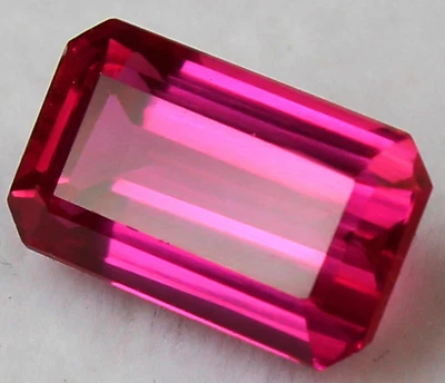RARE Natural 5.50 Ct Certified UTAH Bixbite Red Beryl 12x7 MM Unheated Gemstone - Image 1 of 4