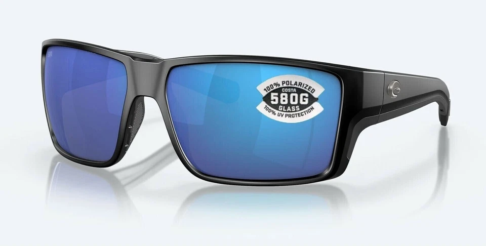 NEW Costa Del Mar Reefton PRO Black Blue 580G Lens 06S9080 - Image 1 of 1