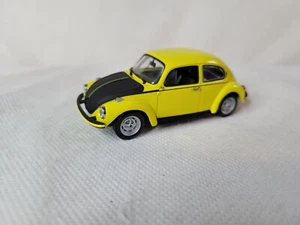 Volkswagen VW Beetle 1303 S year 1973 yellow-black racer 1:43 Minichamps - Picture 1 of 7