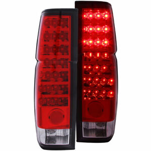 ANZO For Nissan Pickup 1995 1996 1997 Tail Lights LED Red/Clear