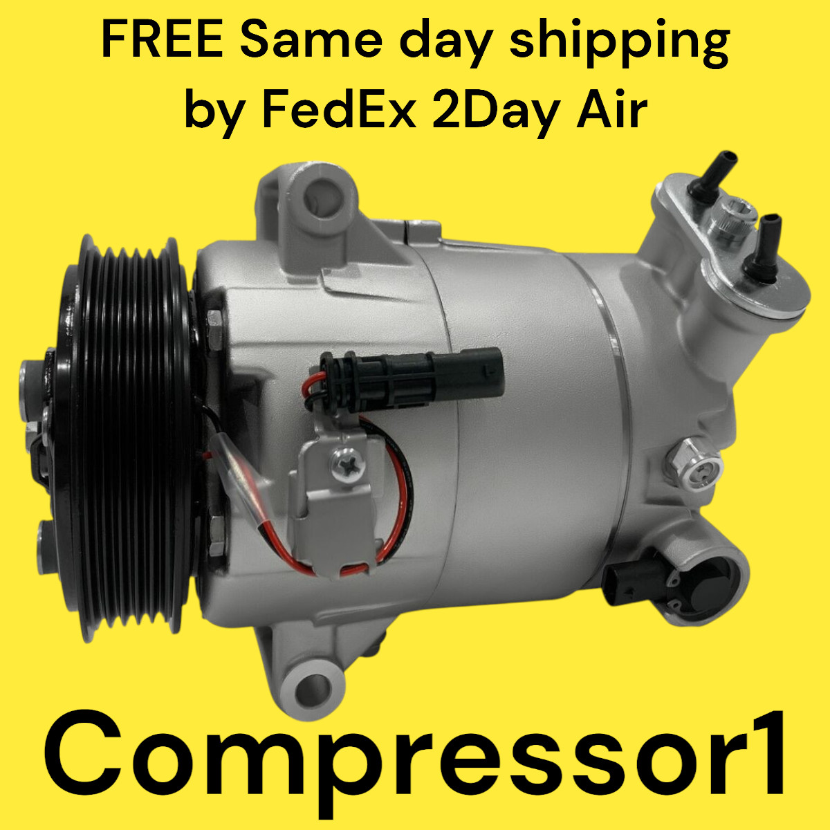 A/C Compressor W/ Clutch For Chevrolet Equinox 2018-2023 Colorado GMC Terrain - Foto 6