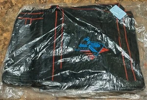 Brand New! Vintage Cycle Racer Motorcycle Gear Bag Black Blue Red Racing Uniform - Picture 1 of 11
