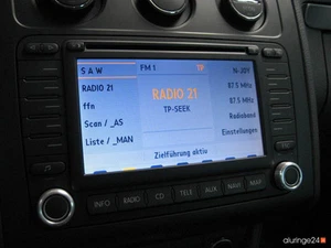 VW Aluring Alu Navigation MFD 2 R-LINE RNS 2 GTI GTD R32 R36 SPORT - Bild 1 von 3