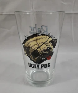 Rahr & Sons Brewing Co Ugly Pug Black Lager Pint Beer Glass Fort Worth Texas Dog - Picture 1 of 5