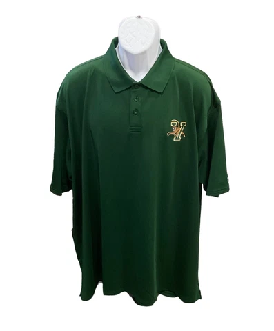 Vermont Catamounts NWOT Green Undser Armour Polo 3XL Cover