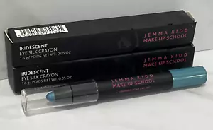 2 JK Jemma Kidd Make Up School Iridescent Eye Silk Crayon - 03 Ocean - 0.05 oz - Picture 1 of 2