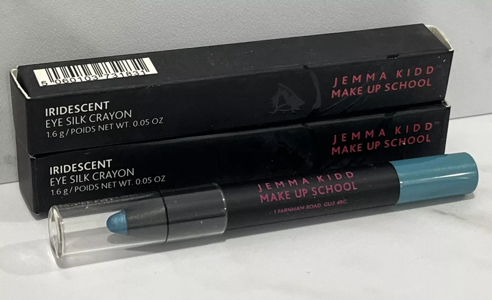 2 JK Jemma Kidd Make Up School Iridescent Eye Silk Crayon - 03 Ocean - 0.05 oz - Image 1 of 2