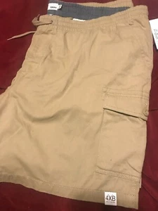 Big and Tall Men's Beige Shorts, New With Tags, Size 4XB Free Shipping! - Picture 1 of 4